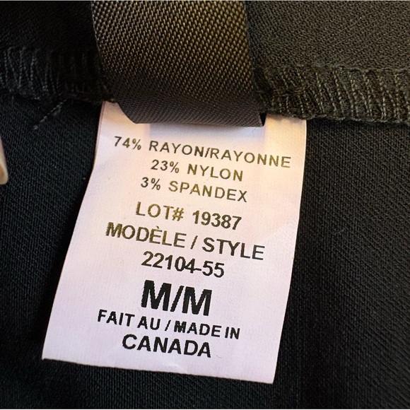 Studio Point Black above the knee stretchy Pencil Skirt for Work women's size M - Picture 4 of 7